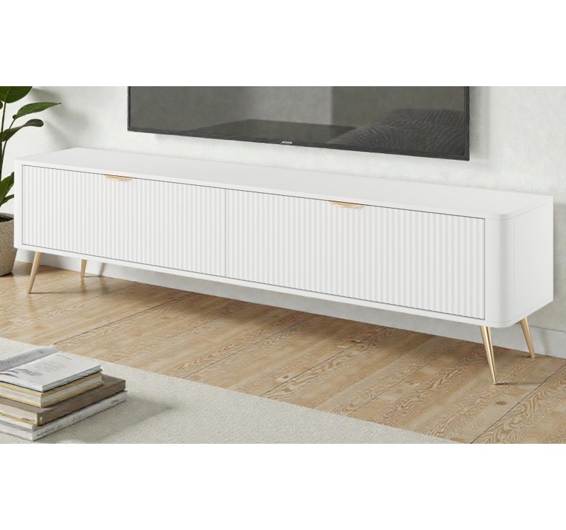 Έπιπλο τηλεόρασης Lante Λευκό 200x51x38cm