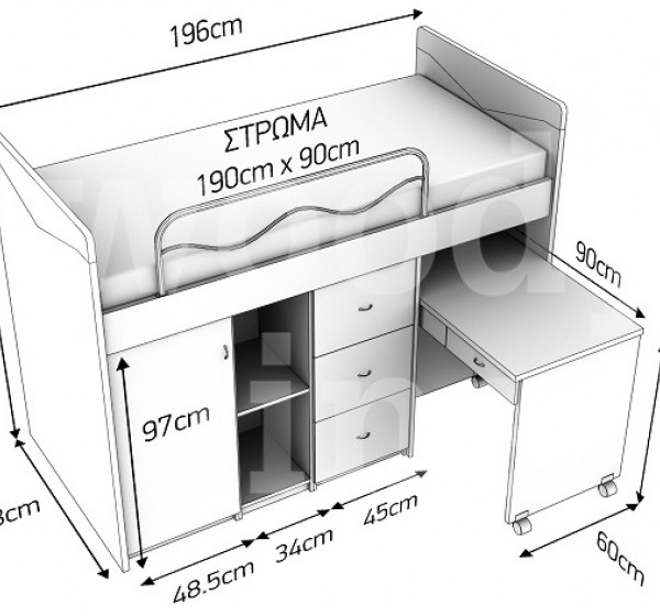 Κουκέτα Κως 9