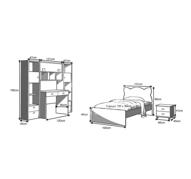 Παιδικό δωμάτιο Γάτα 1