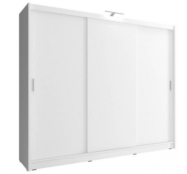 Ντουλάπα Συρόμενη 24114-WK1w-250 Χρώμα Λευκό 250x214x62