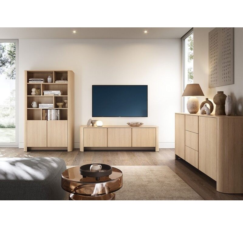 Μπουφές με συρτάρια Bari Φυσικός δρυς VICENZA 168x82x39cm