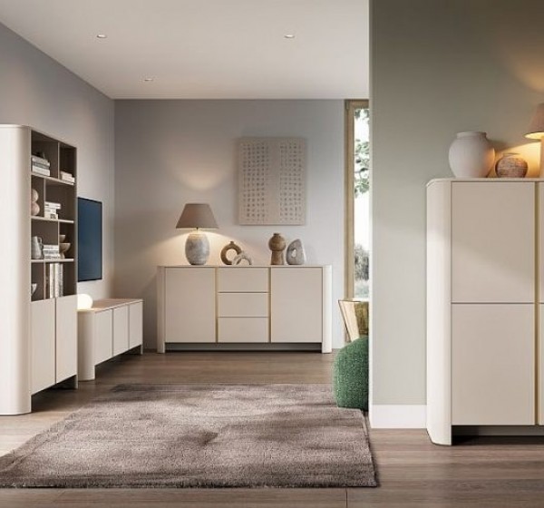 Μπουφές με συρτάρια Bari Λευκό Kazmir 168x82x39cm