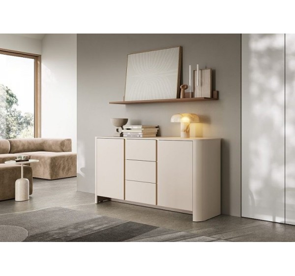 Μπουφές με συρτάρια Bari Λευκό Kazmir 168x82x39cm