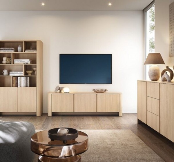 Μπουφές Bari Φυσικός δρυς VICENZA 103x132x39cm