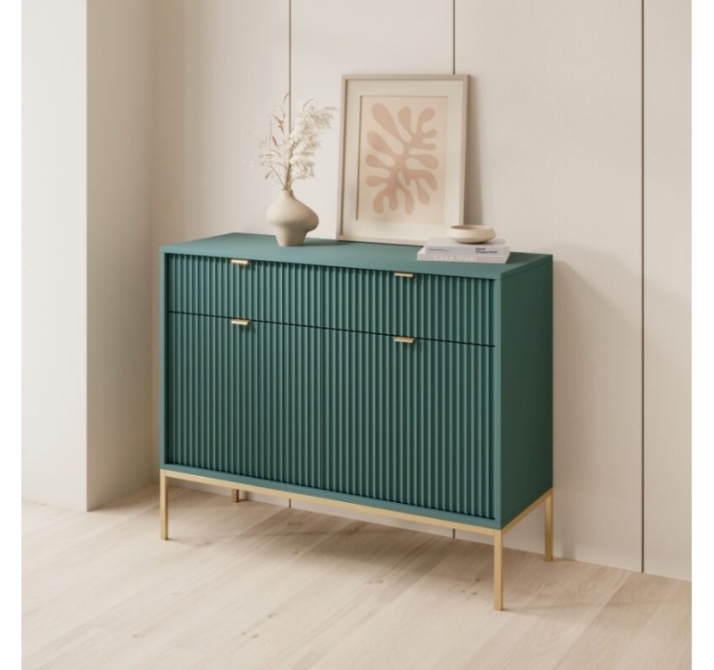 Μπουφές Nova Πράσινο + Χρυσό 104x83x39cm