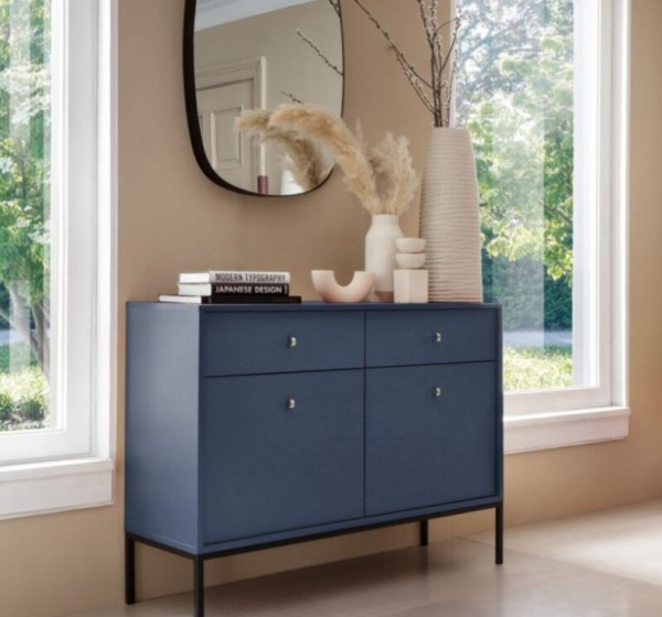 Μπουφές Mono χρώμα Μπλε 104x83x39cm