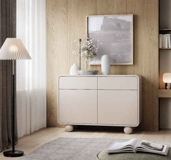 Μπουφές ALBION με συρτάρια Λευκό Kazmir 108x75x39cm