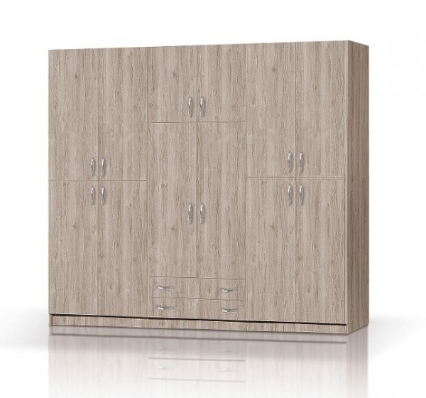 Ντουλάπα 6φυλλη 2 Εποχών με πατάρι