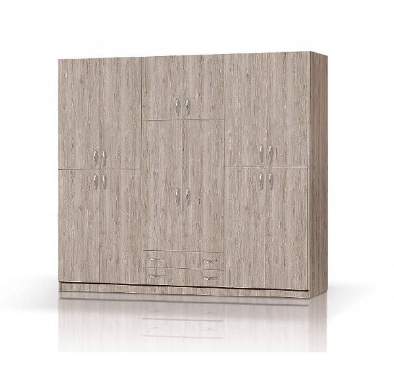 Ντουλάπα 6φυλλη 2 Εποχών με πατάρι