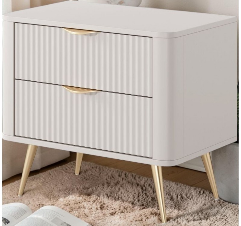 Κομοδίνο Lante Μπεζ 63x55x38cm