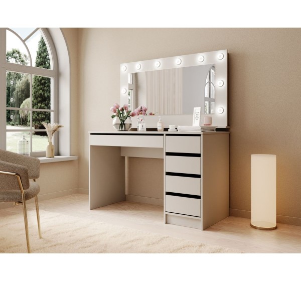Τουαλέτα με φωτισμό ADA λευκό Kazmir120x67x11cm