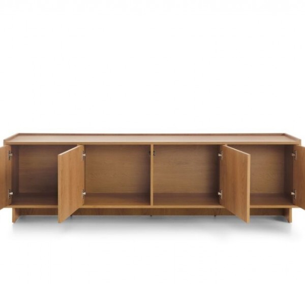 Έπιπλο τηλεόρασης Yasumi Καραμελί Δρυς 195x55x39cm