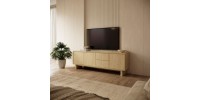 Έπιπλο τηλεόρασης NABU Φυσικό Βελανιδί 183x62x38cm