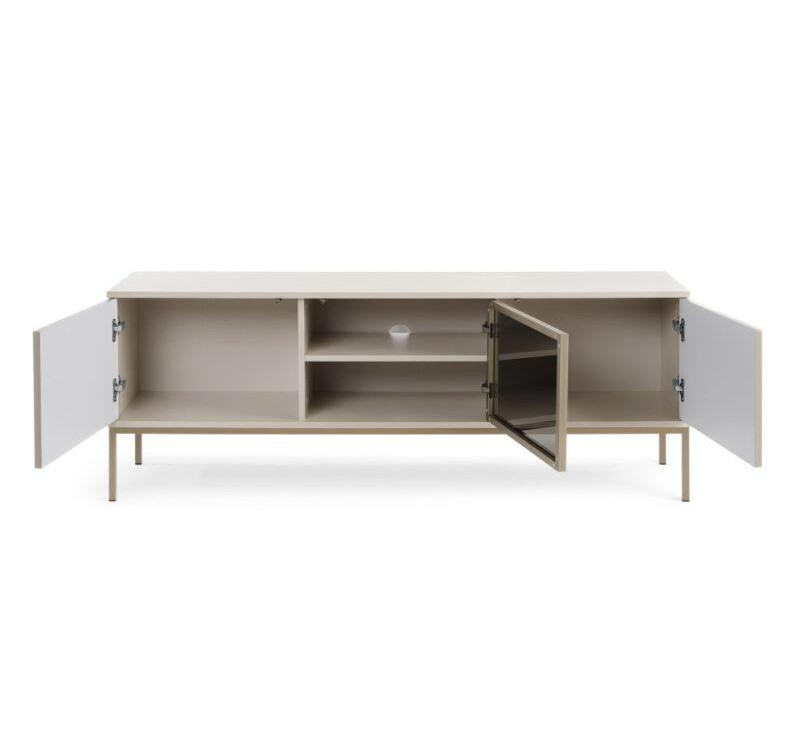 Έπιπλο τηλεόρασης Sento Λευκό Kazmir 154x39x56cm