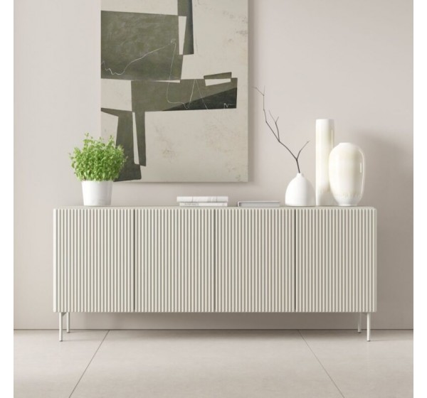 Μπουφές Muti Λευκό Kazmir 195x81x40cm
