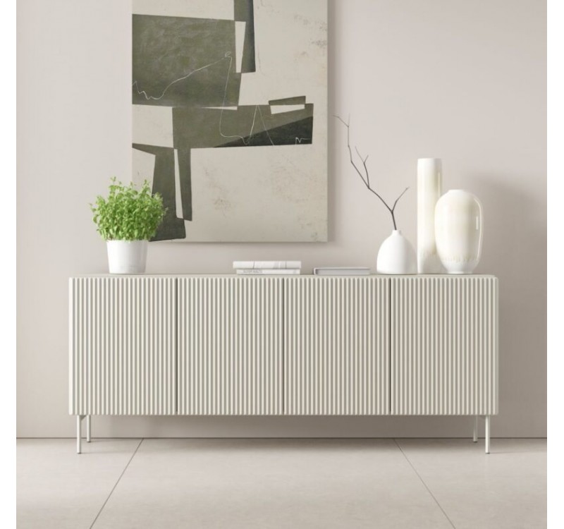 Μπουφές Muti Λευκό Kazmir 195x81x40cm