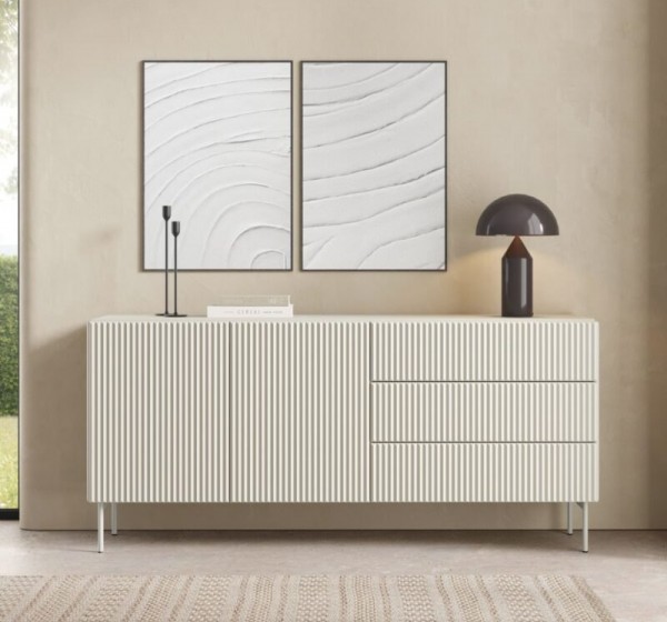 Μπουφές Muti με συρτάρια Λευκό Kazmir 177x81x40cm