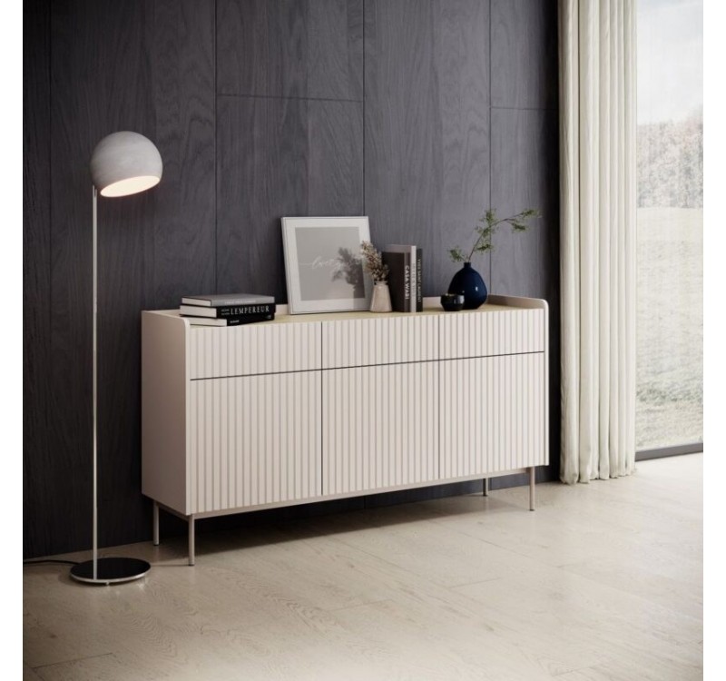 Μπουφές Level Μπεζ 153x82x38cm