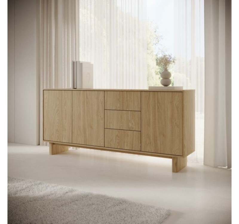 Μπουφές NABU Φυσικό Βελανιδί 183x83x38cm