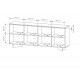 Μπουφές Semi K204 με φωτισμό φυσικό Boliwar + Cappucino 204x84x40cm