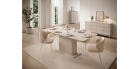 Τραπέζι Lante μπεζ 160-200x90x75cm