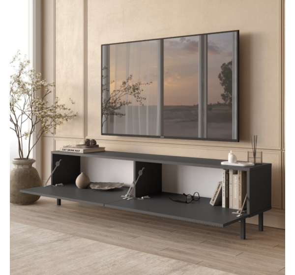 Έπιπλο Τηλεόρασης LN Ανθρακί 180x44x32cm