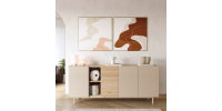 Μπουφές SEDRA Μπεζ 180x76x42cm