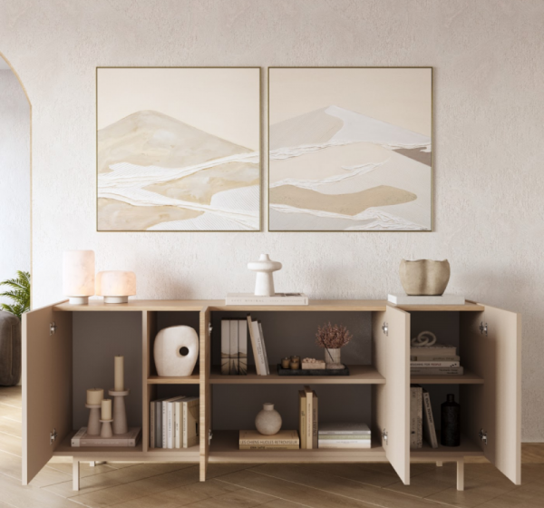 Μπουφές SEDRA Μπεζ 180x76x42cm