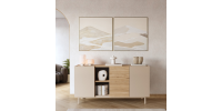 Μπουφές SEDRA Μπεζ 150x76x42cm
