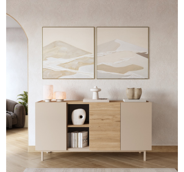Μπουφές SEDRA Μπεζ 150x76x42cm