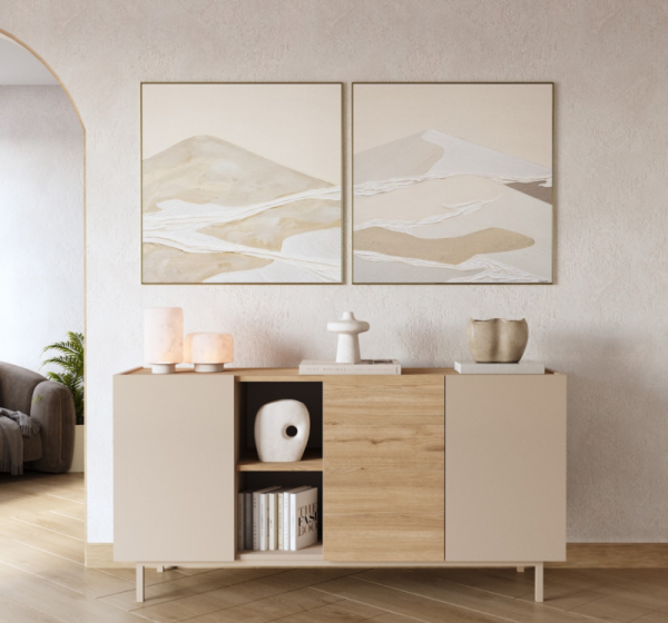 Μπουφές SEDRA Μπεζ 150x76x42cm