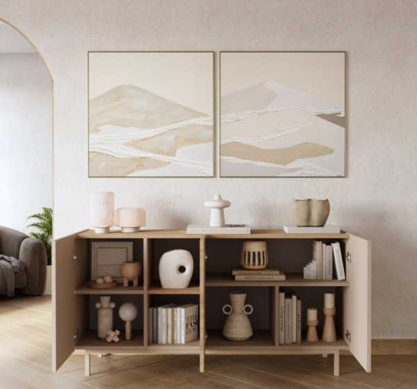Μπουφές SEDRA Μπεζ 150x76x42cm