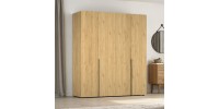 Ντουλάπα GRD-1740-FF Oryana τετράφυλλη 180x210x62cm