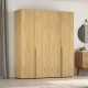 Ντουλάπα GRD-1740-FF Oryana τετράφυλλη 180x210x62cm