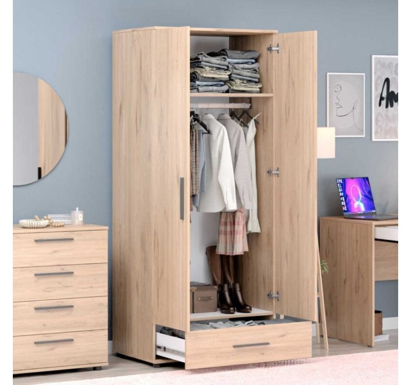Ντουλάπα Trendline Florida Oak 80x187x52cm