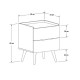 Κομοδίνο KMD-1720-FF Oryana Φυσικό Florida 55x59x44cm