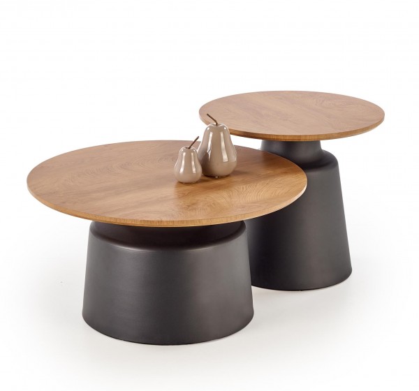 MALOMI set of two, natural/black