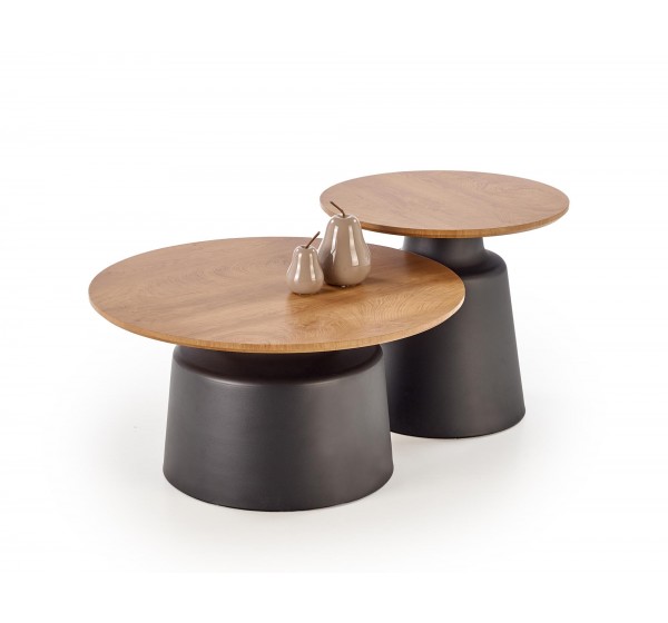 MALOMI set of two, natural/black