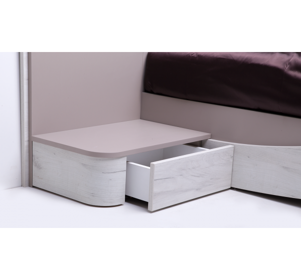 Κρεβάτι ξύλινο AURA 160x200 DIOMMI 45-728
