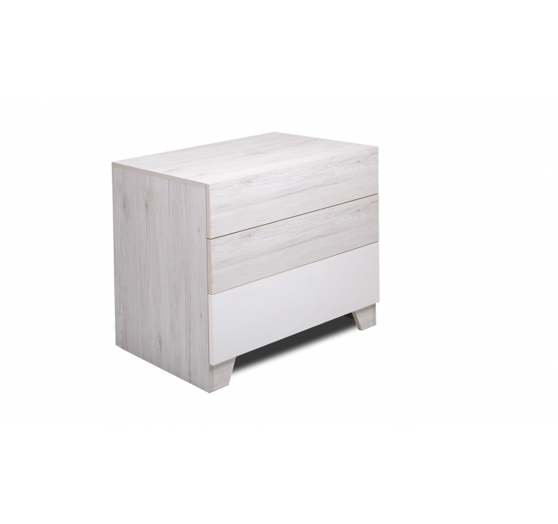 Τουαλέτα 3 συρτάρια CHANCE 90x52x75 DIOMMI 45-718