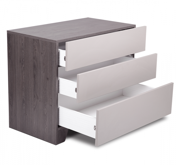 Τουαλέτα 3 συρτάρια CHANCE 90x52x75 DIOMMI 45-718