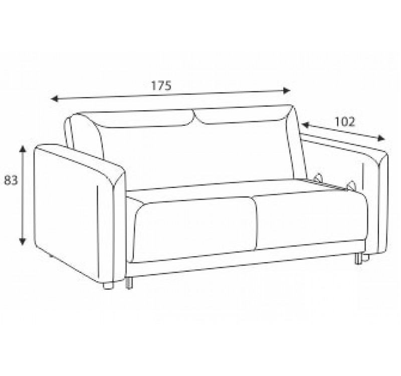 ΚΑΝΑΠΕΣ Holiday 175/102/83 DIOMMI 43-002