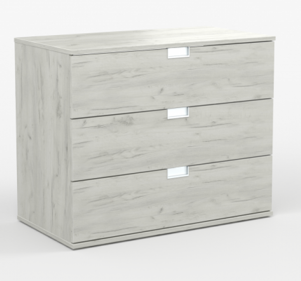 Τουαλέτα 3 συρτάρια LEVITA 94x45x85 DIOMMI 45-864