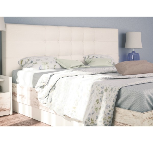 Κρεβάτι ξύλινο με δερμάτινη/ύφασμα LIMITED 180x190 DIOMMI 45-034