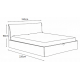 Κρεβάτι επενδυμένο MARONIA 140x200 DIOMMI 45-040