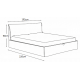 Κρεβάτι επενδυμένο MARONIA 180x200 DIOMMI 45-042