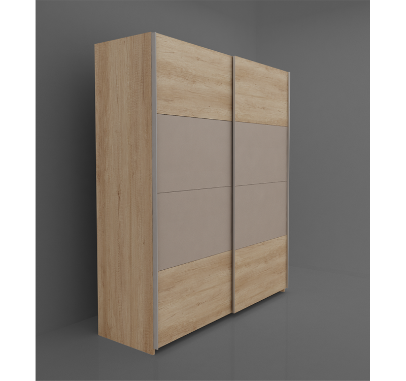 Ντουλάπα Συρόμενη ξύλινο ROXAN 200x220x64 DIOMMI 45-006