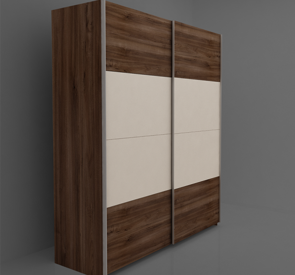 Ντουλάπα Συρόμενη ξύλινο ROXAN 150x220x64 DIOMMI 45-004