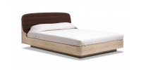 Κρεβάτι ξύλινο με δερμάτινη/ύφασμα SO1 140x200 DIOMMI 45-736
