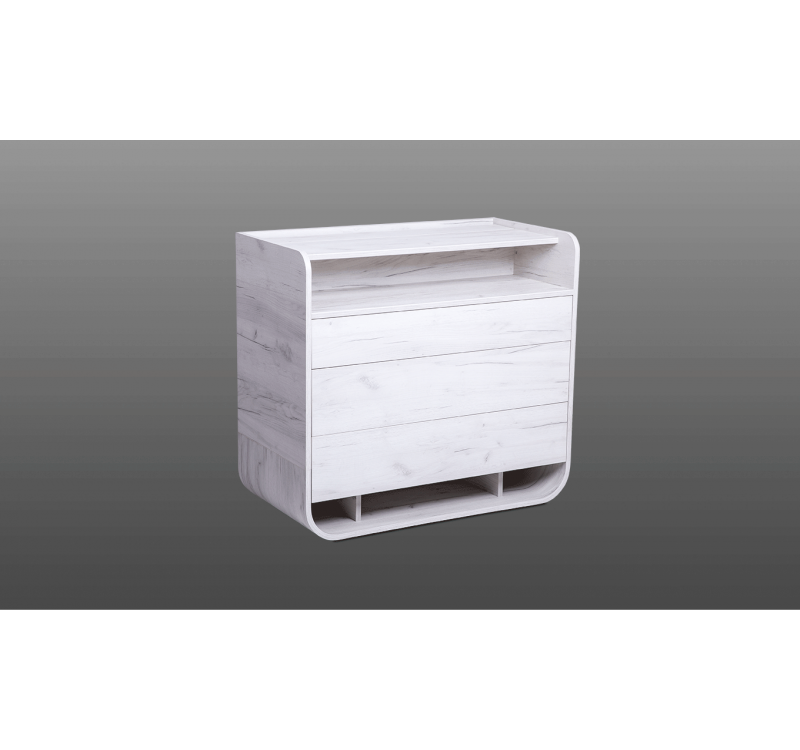 Τουαλέτα 3 συρτάρια SO2 100x50x90 DIOMMI 45-746